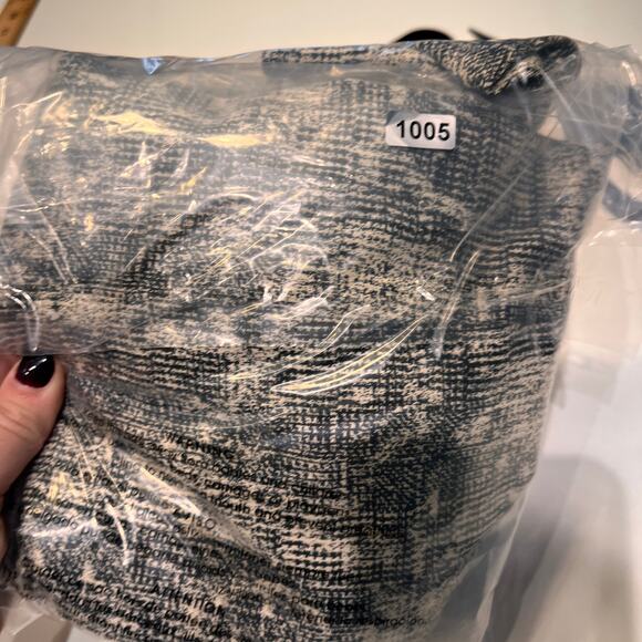 MM La Fleur Gray Patterned Sleeveless Shift Dress Sz 0 - Picture 11 of 11